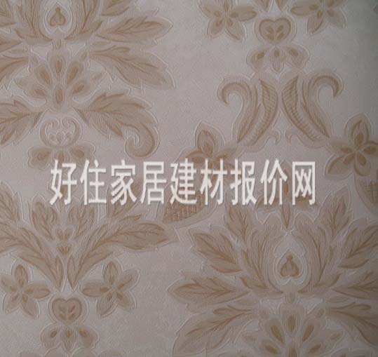 墙纸 0.53×10M PVC 欧花 米黄色