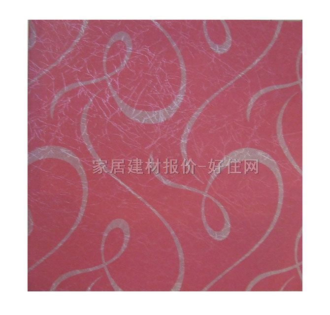 墙纸 1299 宽530mm×长10米 几何 红色