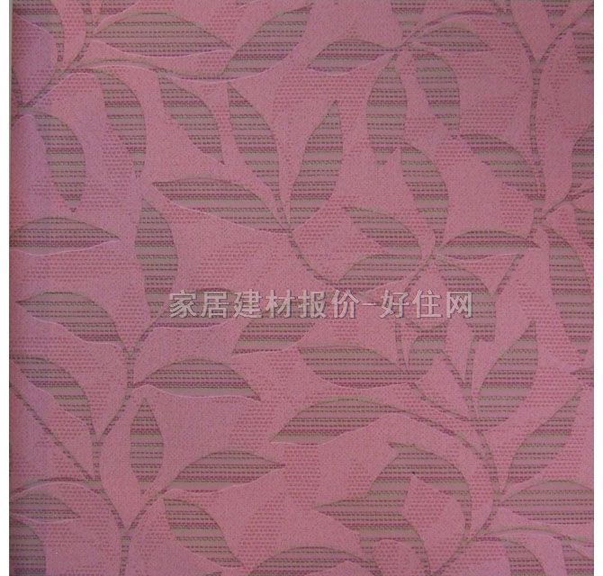 墙纸 1307 宽530mm×长10米 叶纹 红色