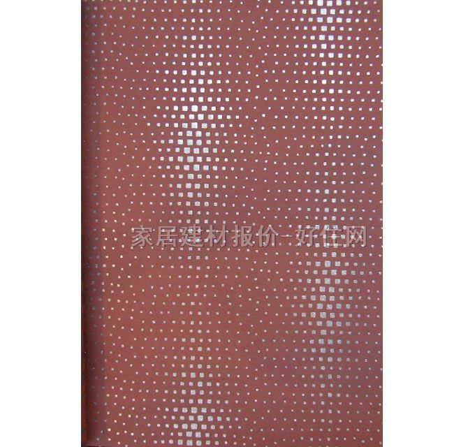 墙纸 1360 宽530mm×长10米 方格 红色