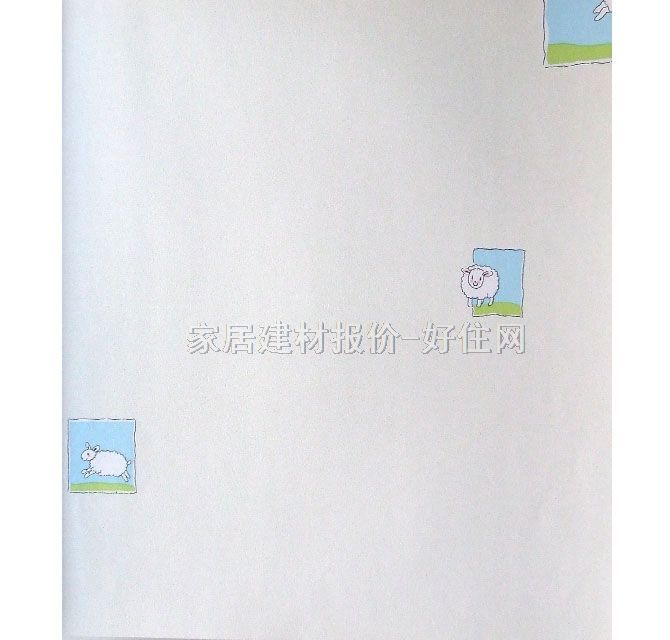 墙纸 23612 宽530mm×长10米 卡通 白色