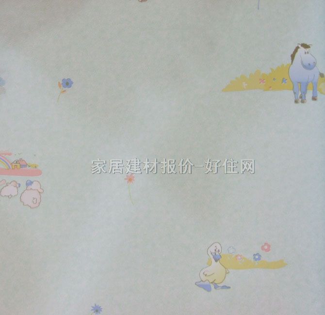 墙纸 50505 宽530mm×长10米 卡通 白色