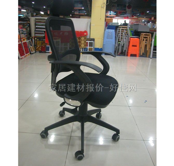 名门家具办公椅子 黑色职员椅椅 常规