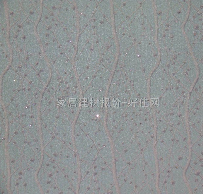 墙纸 闪珠 0.64×10m 树纹 蓝色