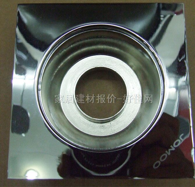 九牧地漏 水封防臭方形9205 4寸