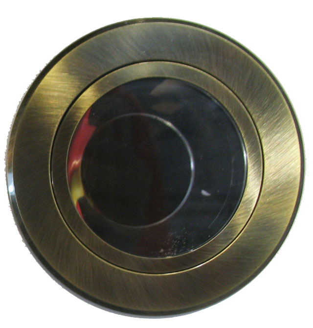 天花灯 QY-B257EG  Φ80mm 银色 固定式 卤素灯杯