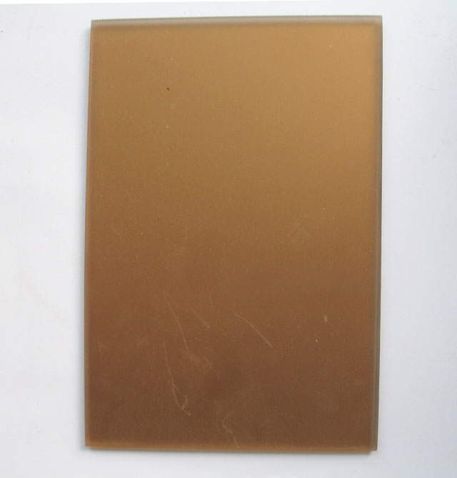 广亮磨砂玻璃 茶镜蒙砂玻璃 5mm