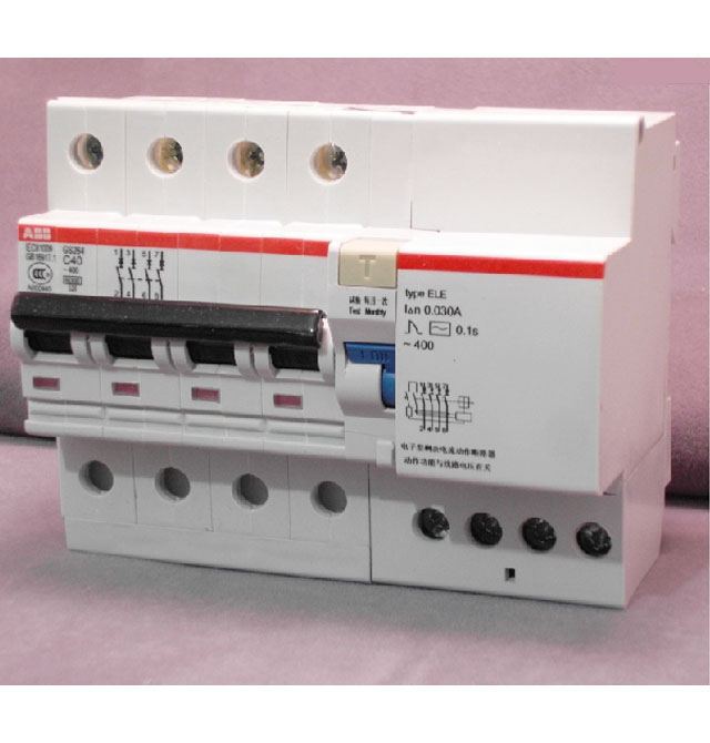 ABB断路器\空气开关 S264 C40A 4P 40A 漏电断路器