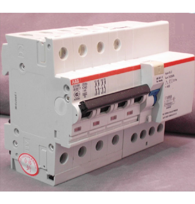 ABB断路器\空气开关 S264 C40A 4P 40A 漏电断路器