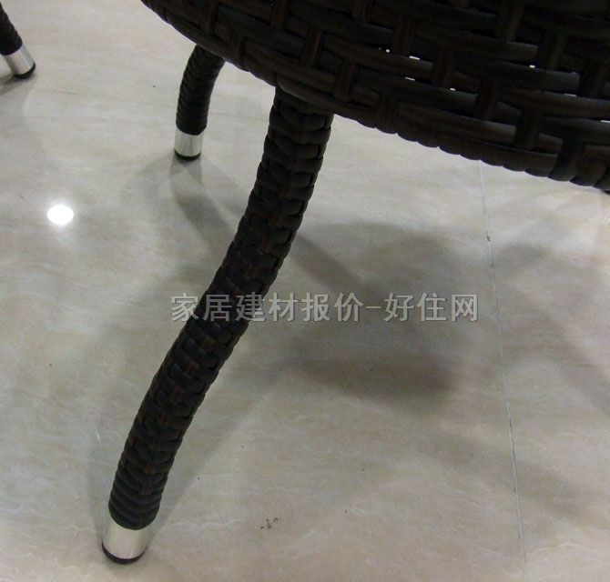 雅芳藤竹椅子 655转椅+279茶几 60*60cm