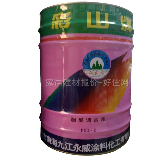 工业漆磁漆 酚醛调和漆防锈铁红 13kg