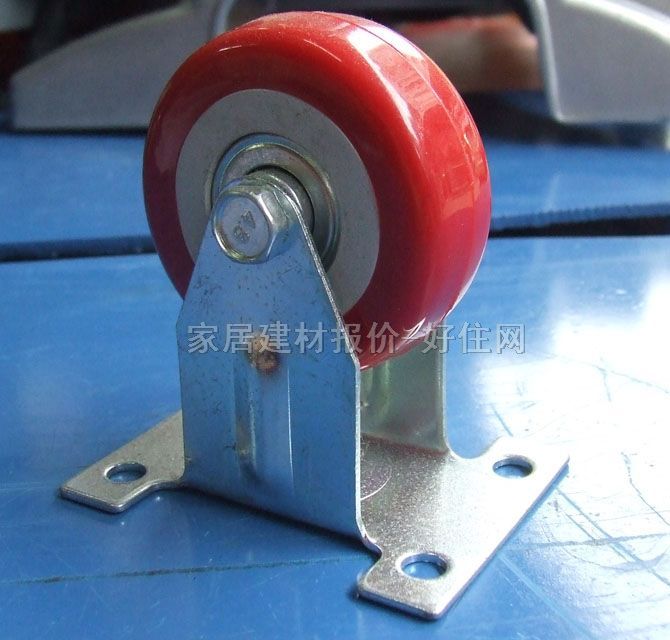 大鹏家具脚轮 PVC固定双轴 2"寸