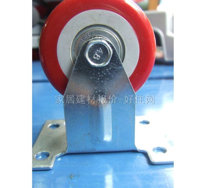 大鹏家具脚轮 PVC固定双轴 2"寸