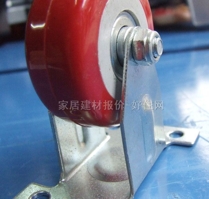 大鹏家具脚轮 PVC固定双轴 2"寸