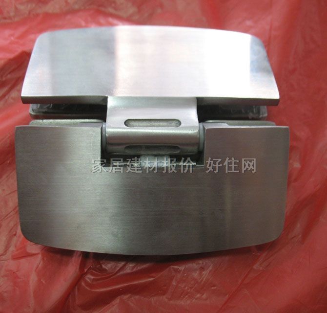 钢玻尔玻璃门合页浴室夹 GM-5711 4寸方形135度