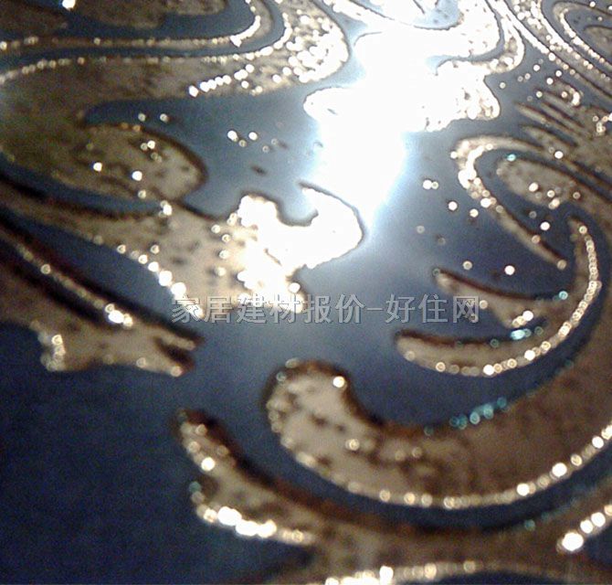 欧威墙面砖 抛晶砖金色暖色系列花草图案GMB369422 300mm× 600mm
