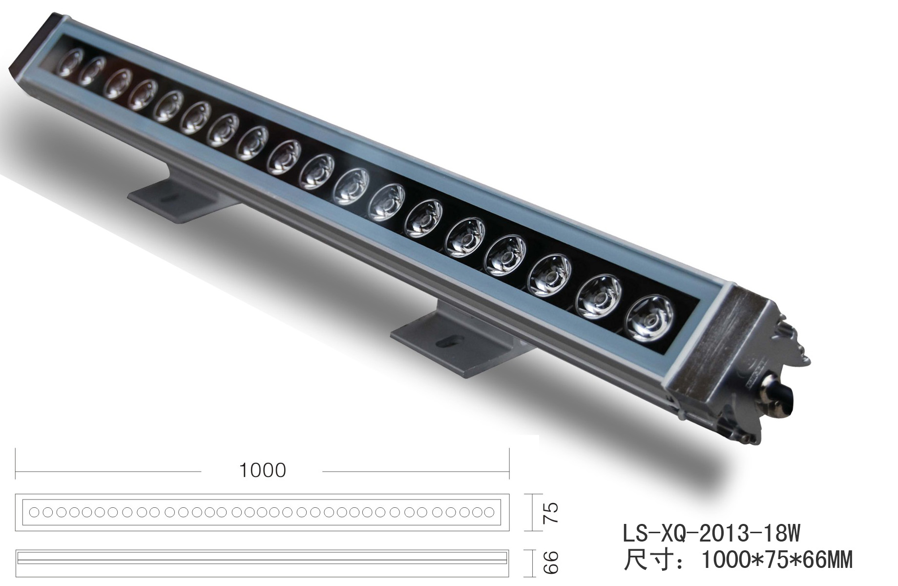 LEDˮ׵ LEDϴǽDGS18 1200ơ12 1200x85x85mm Ͻ ip65