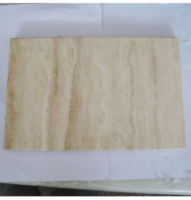 华丽石材大理石 黄洞纹 厚1.7mm