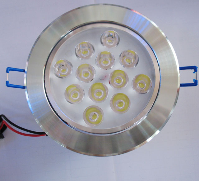引航LED筒灯、天花灯 LED灯YH-12Y 12×1w 暗装嵌入式 开孔Φ120mm