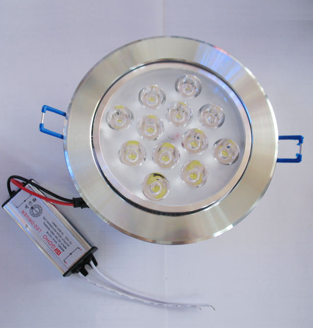 LED筒灯、天花灯 LED灯YH-12Y 12×1w 暗装嵌入式 开孔Φ120mm