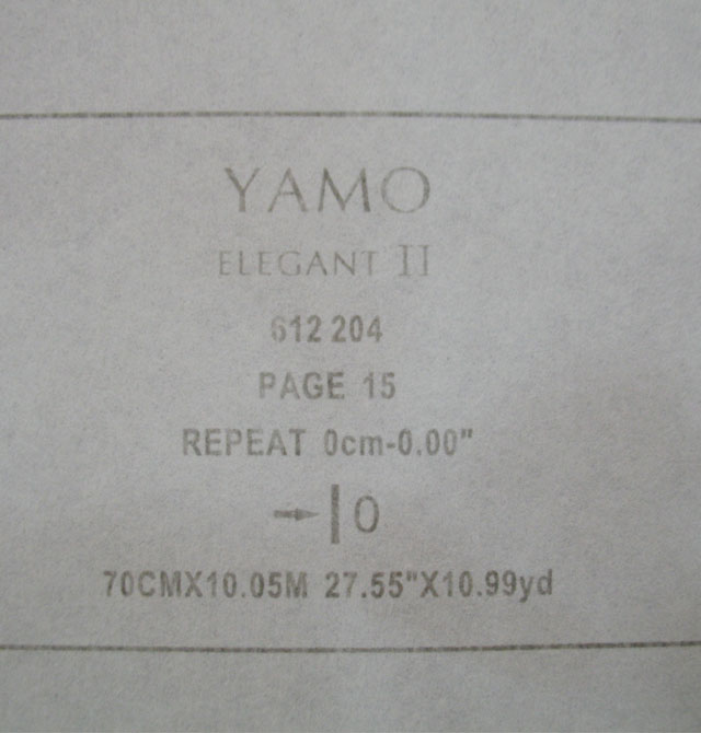 YAMO墙纸 ELEGANT(II)612204 宽700mm×长10.05米 无 紫色