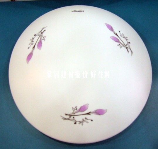 吸顶灯 卧室吸顶灯 LD-2002 圆形 现代流行风格 白底带图案亚克力