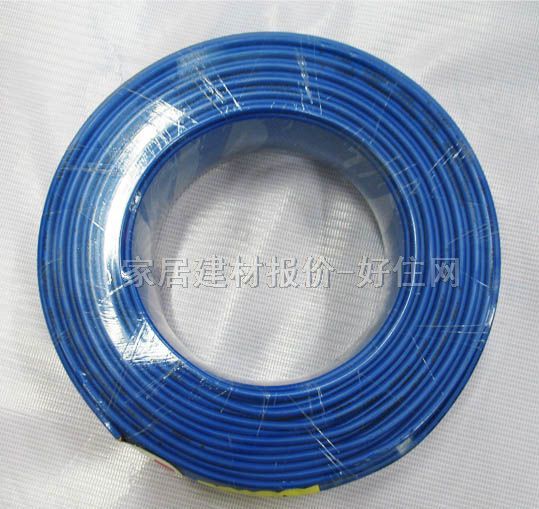 三圈牌单芯电线电缆 铜芯PVC绝缘阻燃电缆电线 4m㎡ ZR-BV 100米 450\750V