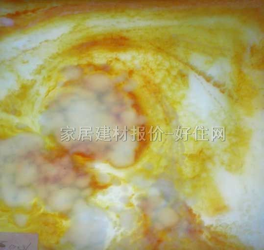 玉隆轩透光石 淡黄色花纹11 长2440mm×宽1220mm×厚6mm