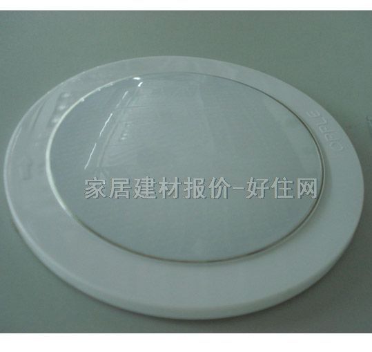 欧普吸顶灯 卧室吸顶灯M*250F- 圆形 现代流行风格 白底带银色亚克力
