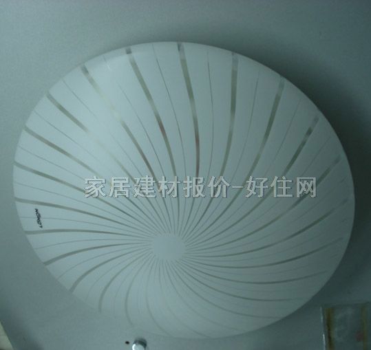 朗能吸顶灯 卧室吸顶灯风水轮 圆形 现代流行风格 白色亚克力