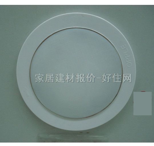 吸顶灯 厨卫阳台灯Q105-Y13(透明) 圆形 现代流行风格 白底带银色亚克力