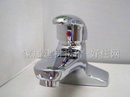 面盆龙头 4寸GN-13002 冷热 单把双孔 无 不锈钢
