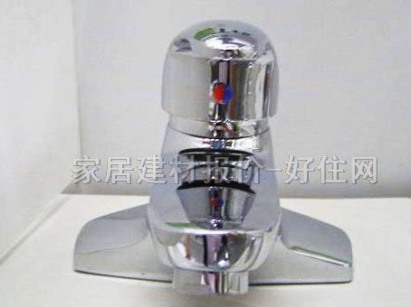 广暖面盆龙头 4寸GN-13002 冷热 单把双孔 无 不锈钢