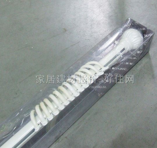 窗帘杆 绳拉窗帘架 双轨 CJC-W-B 木质