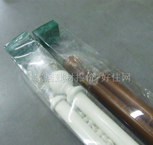 西尔窗帘杆 欧式木制窗帘轨  2521W 28mm×2.1M