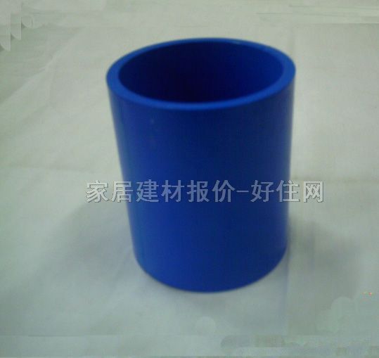顾地管材配件 直通 DN63mm PVC-U管 等径
