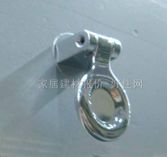 柜门抽屉拉手 亮银色 H08 合金 花式造型