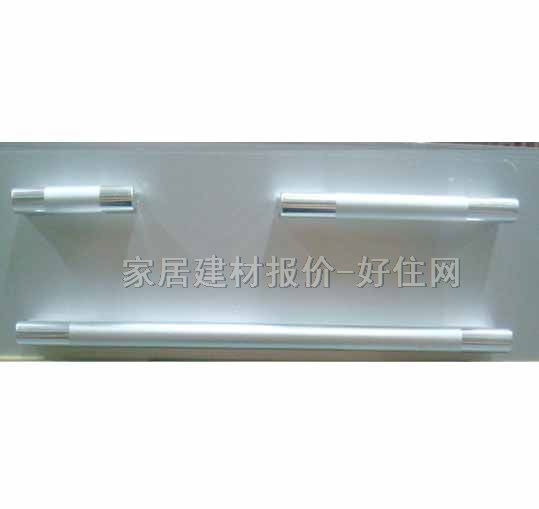 柜门抽屉拉手 砂银色 T60964喷砂 合金 简约长条