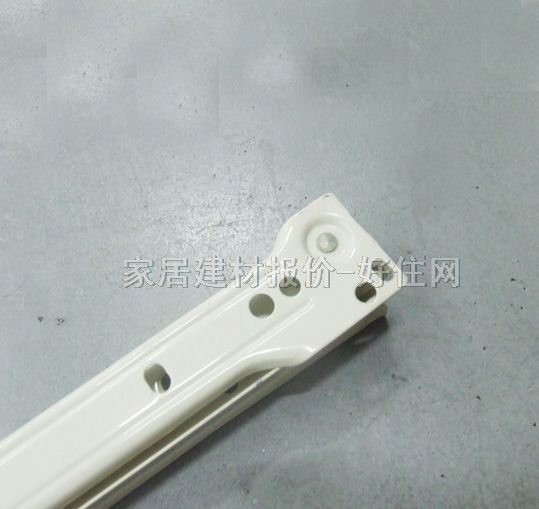 TEVEL滑轮消音导轨 滑轮轨托底S-203E 18寸