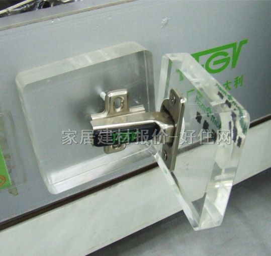 柜用铰链 110°H-151CRL 中弯-半盖 二段力 95-110度