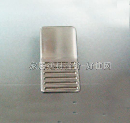 柜门抽屉拉手 亮银色 36780-05 合金 简约方形