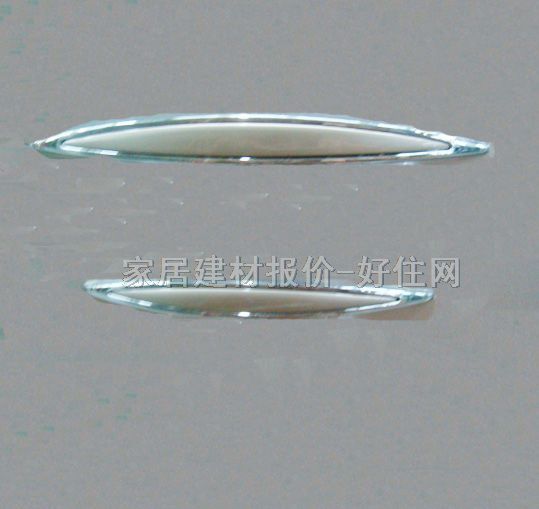 柜门抽屉拉手 亮银色 XDE08 合金 简约长条