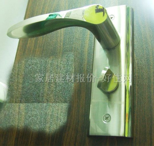 久鼎木门锁 32041-SKBK-001卫生间指示锁 45mm-55mm 不锈钢 执手锁 哑光银