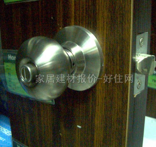 木门锁  CA200-630 45mm-55mm 不锈钢 球锁 闪银色
