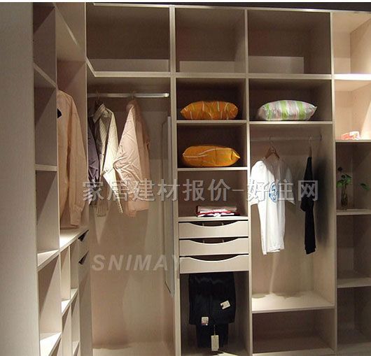 诗尼曼大衣柜衣帽间 板式