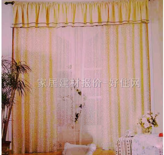 家饰美垂帘竖帘落地帘 A0905-3 订做 纱帘 暖色调