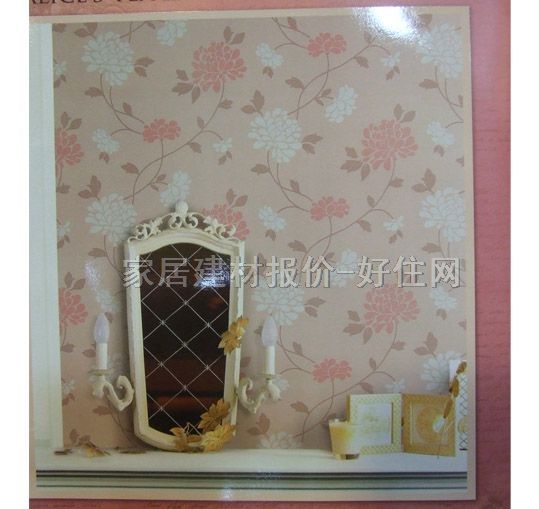 南韩墙纸 PVC 989-2 1.06×1.5M 花 白色