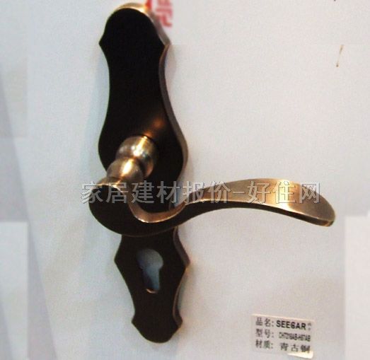 德国西卡木门锁  CH7216AB-H87AB 45mm-55mm 青古铜 执手锁 青古铜色
