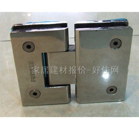 玻璃门合页浴室夹 斜边 镜面 180度