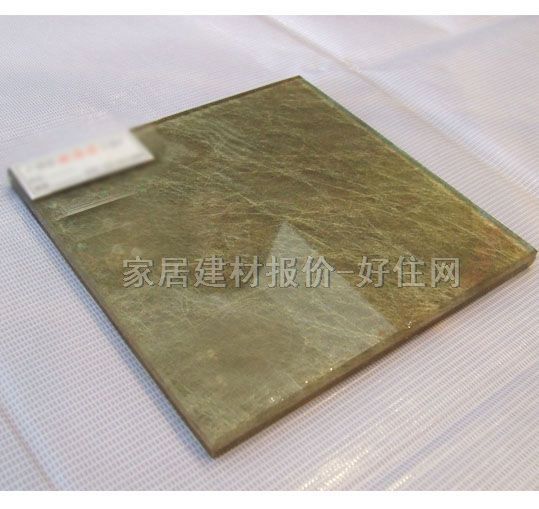 乐客夹丝夹层玻璃 灰色刮痕 10mm